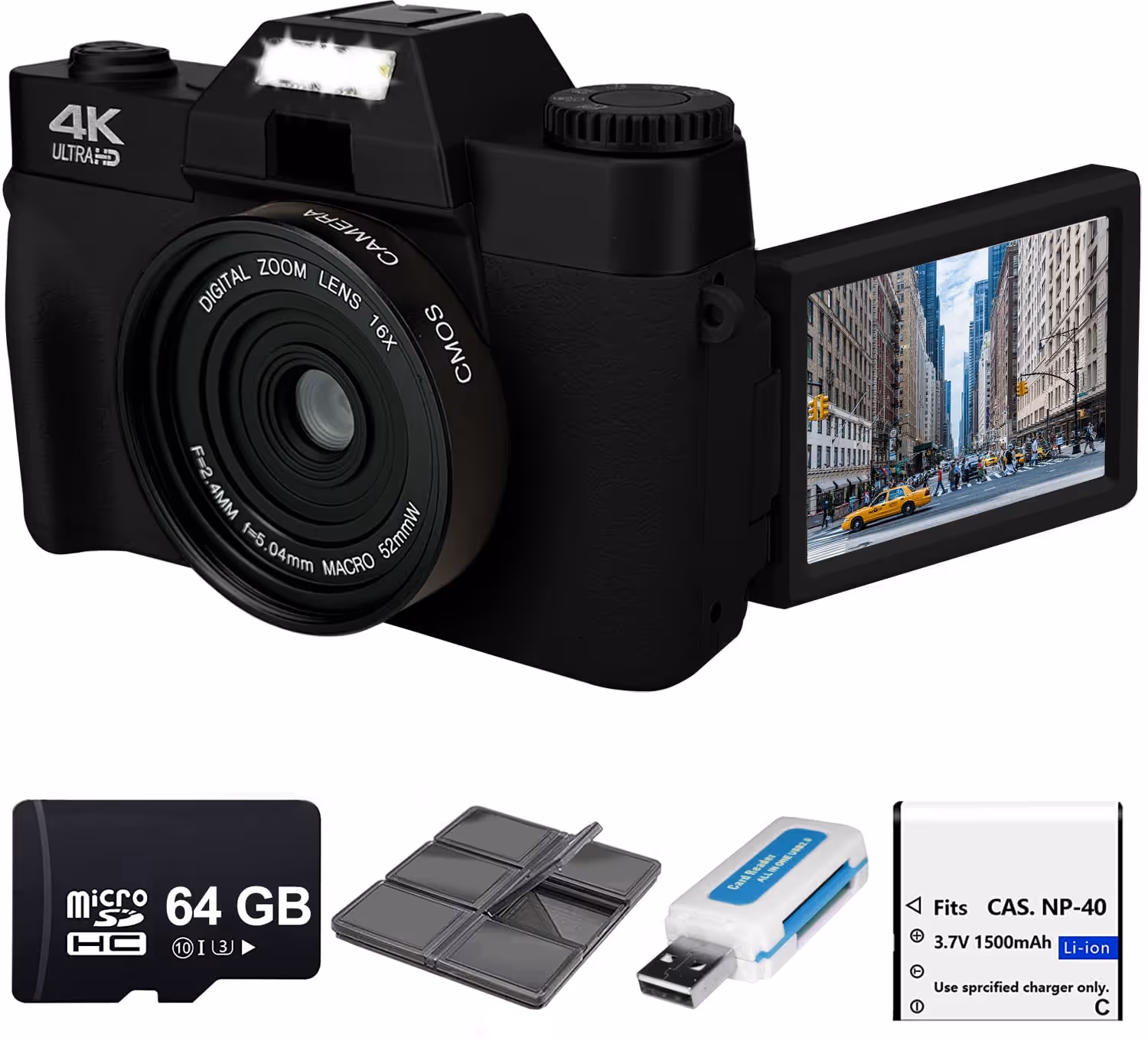 Acuvar 4K 48MP Digital Camera