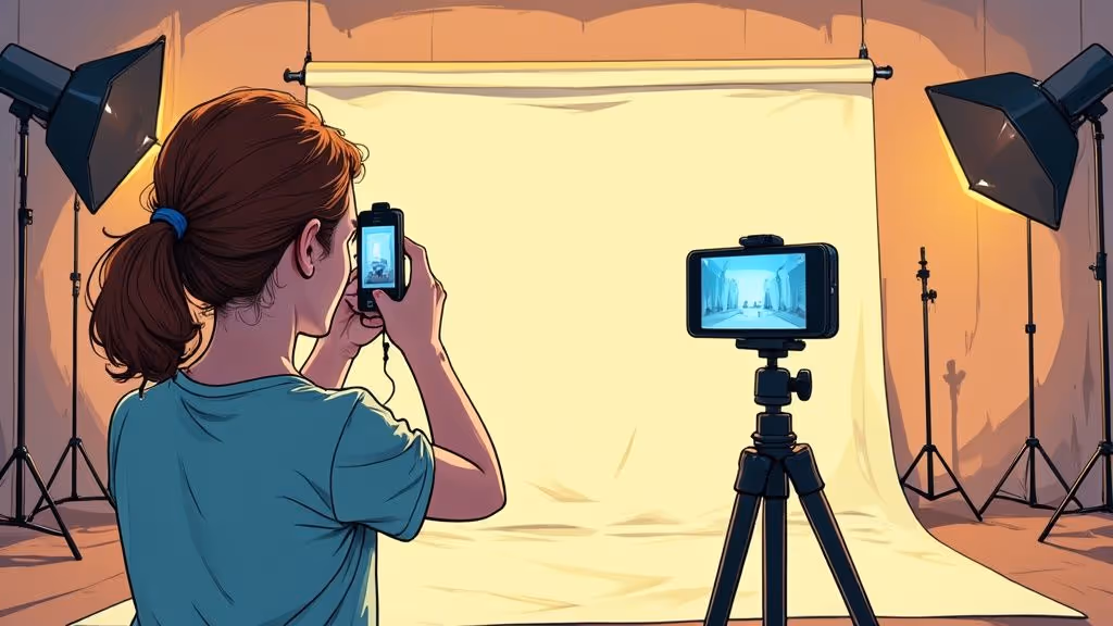 Team collaborating on a video project plan