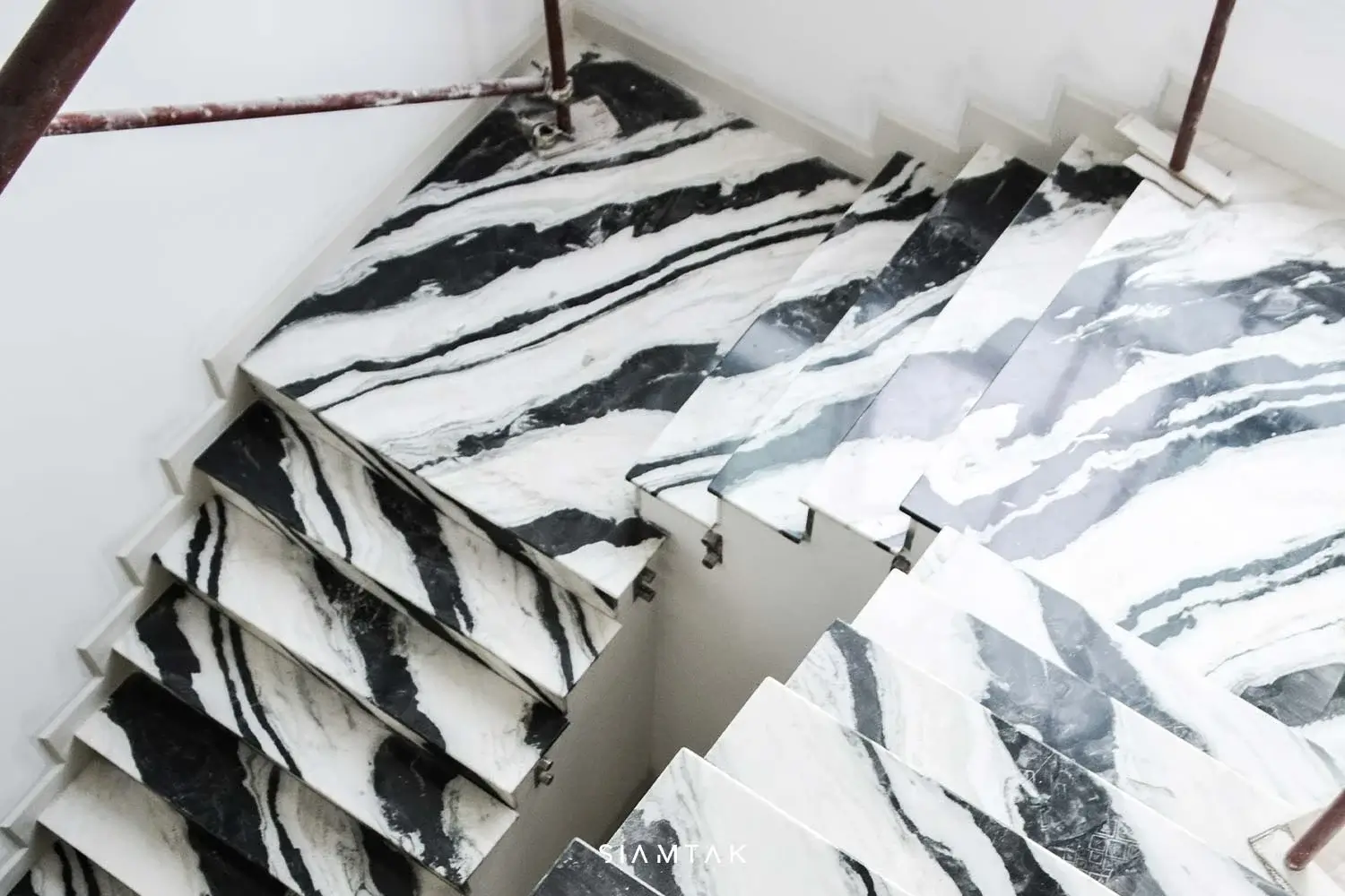 Panda White Marmor Treppe