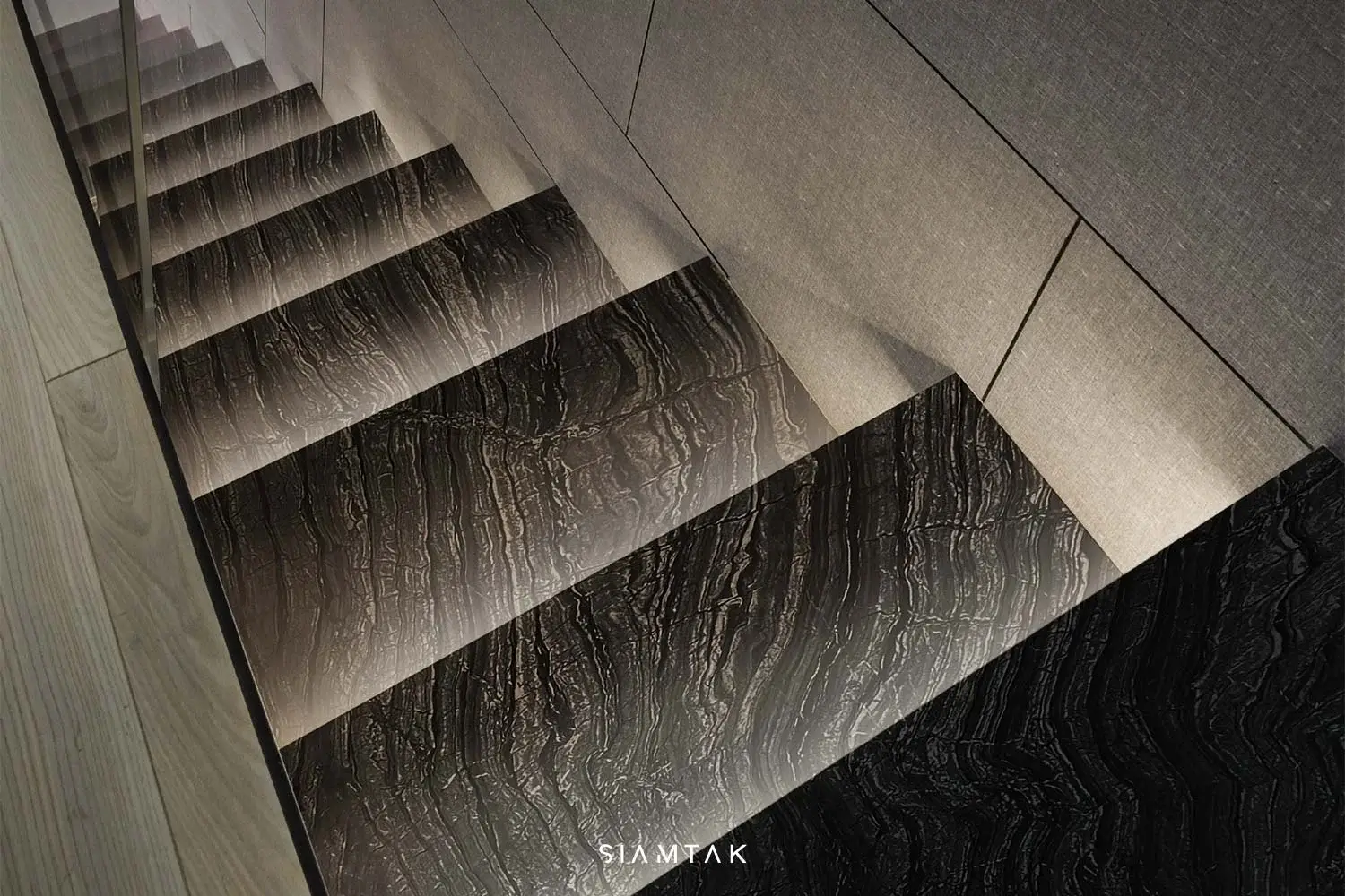 Schwarze Wald extra Marmortreppe