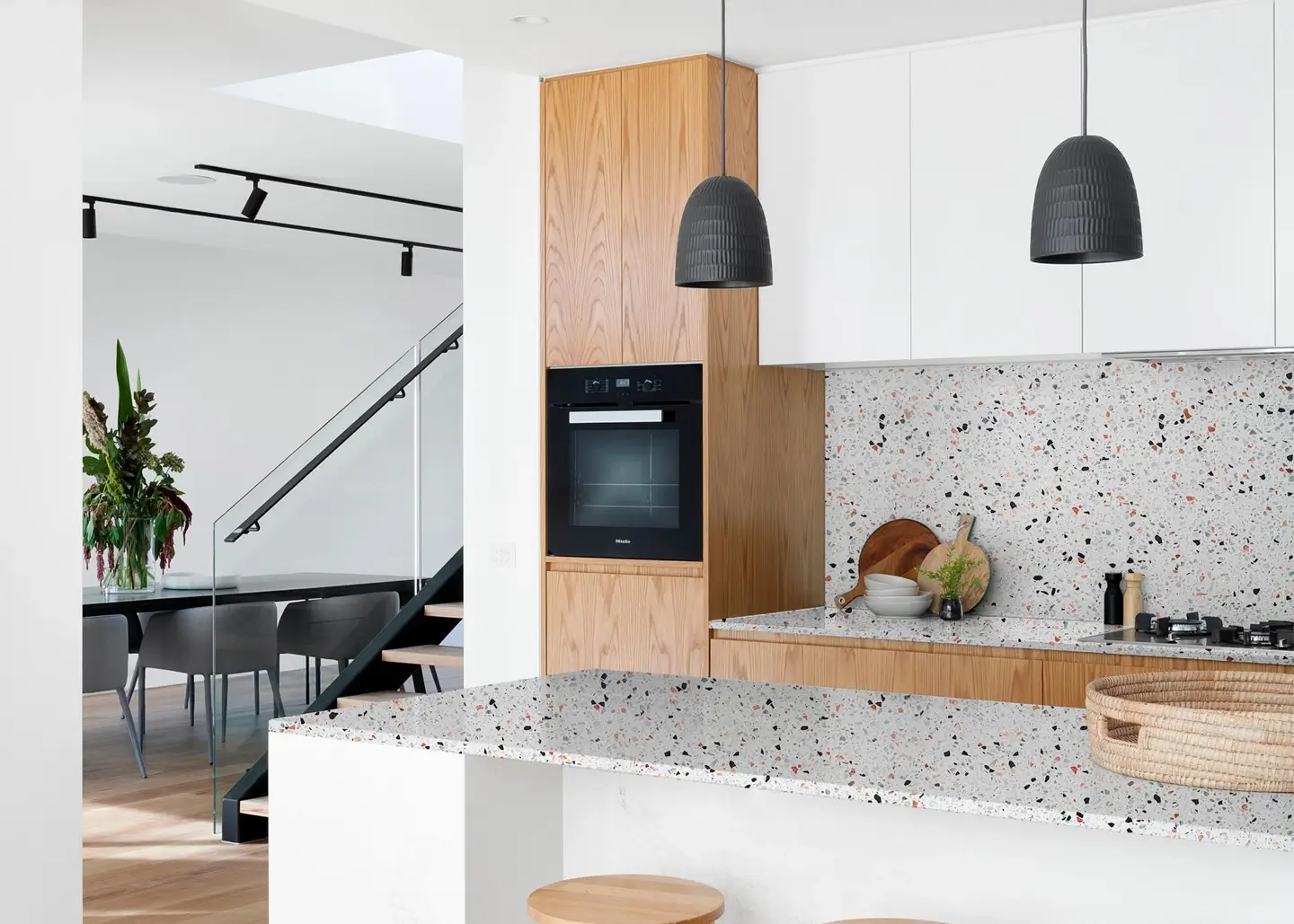 קישוט מטבח עם Terrazzo DXW201