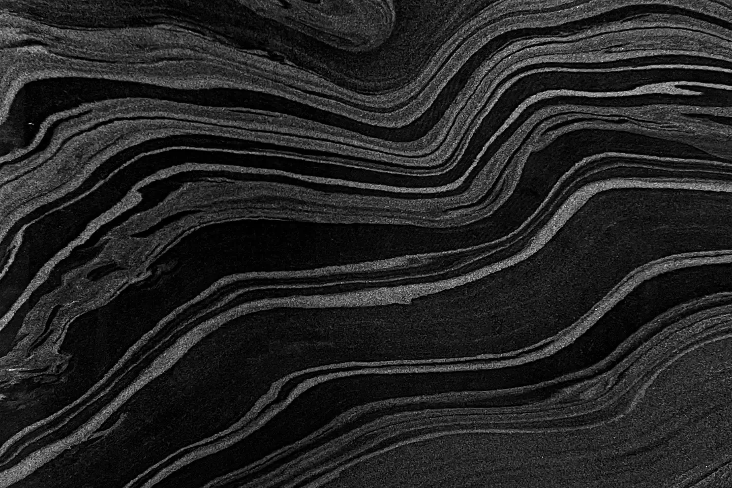 Magisches schwarzes Granit -Leinenmuster