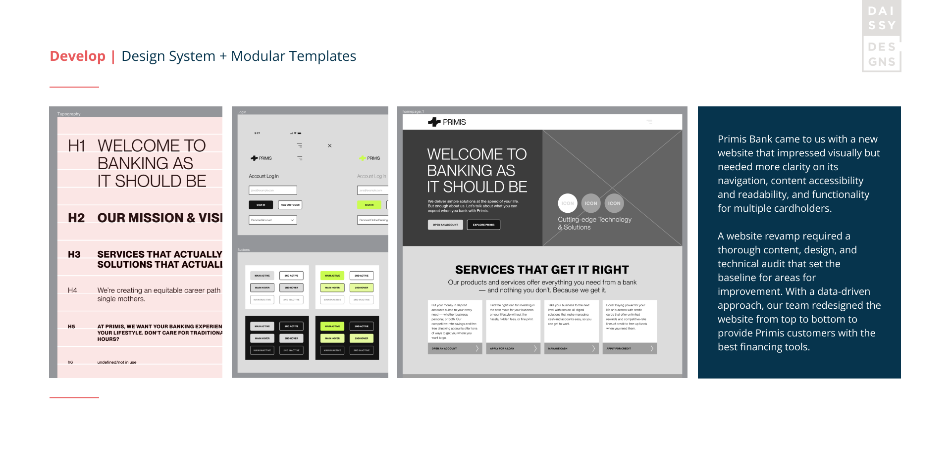 PRIMIS Case Study Artifacts - Develop Stage