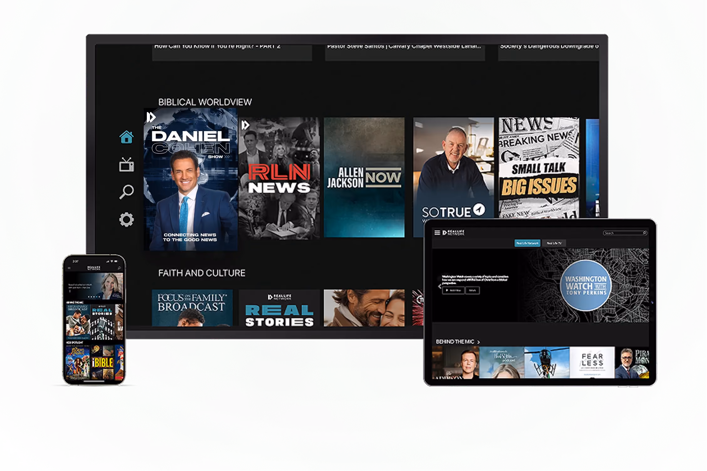 Stream RLN on any device.