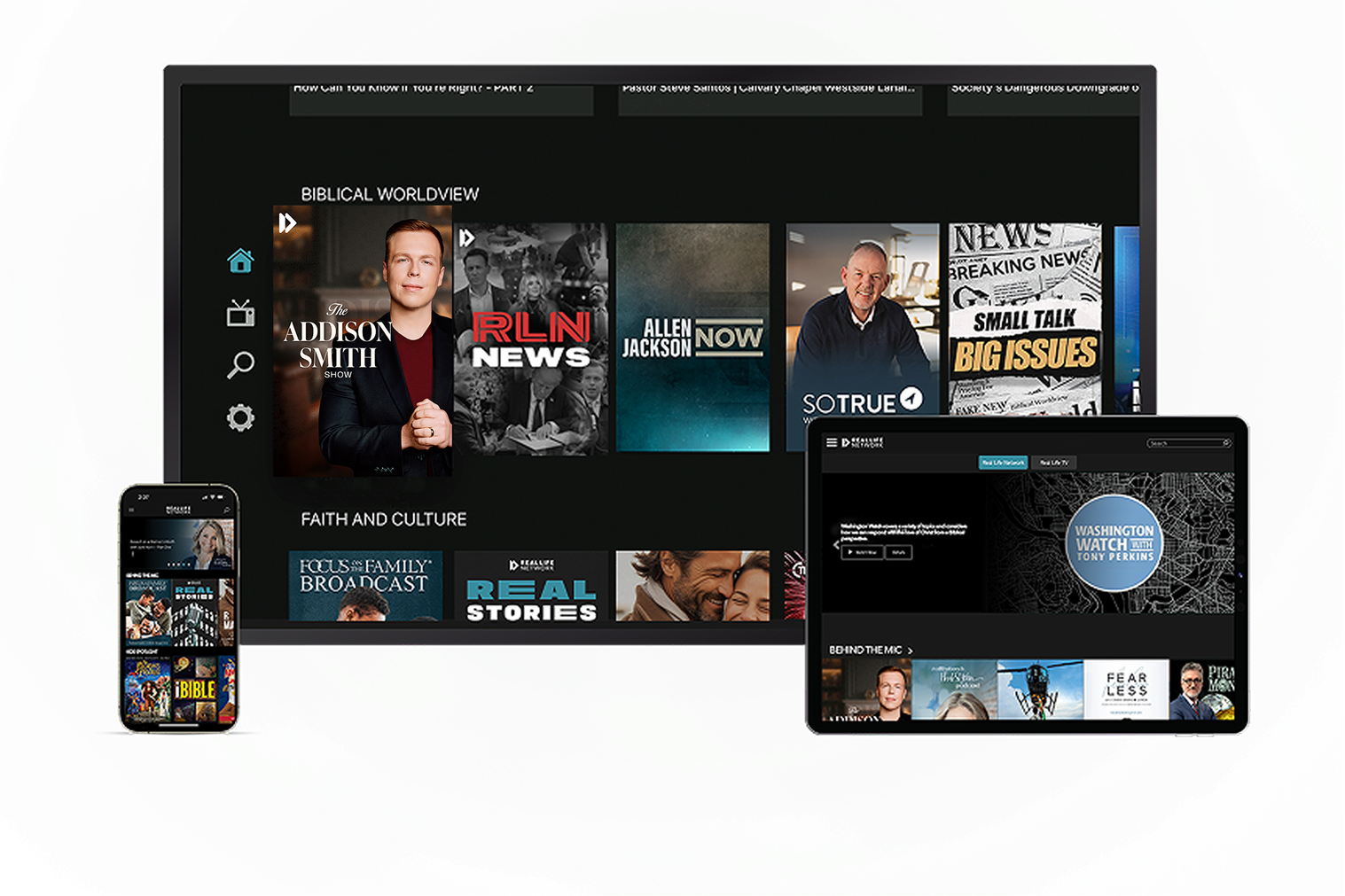 Stream RLN on any device.