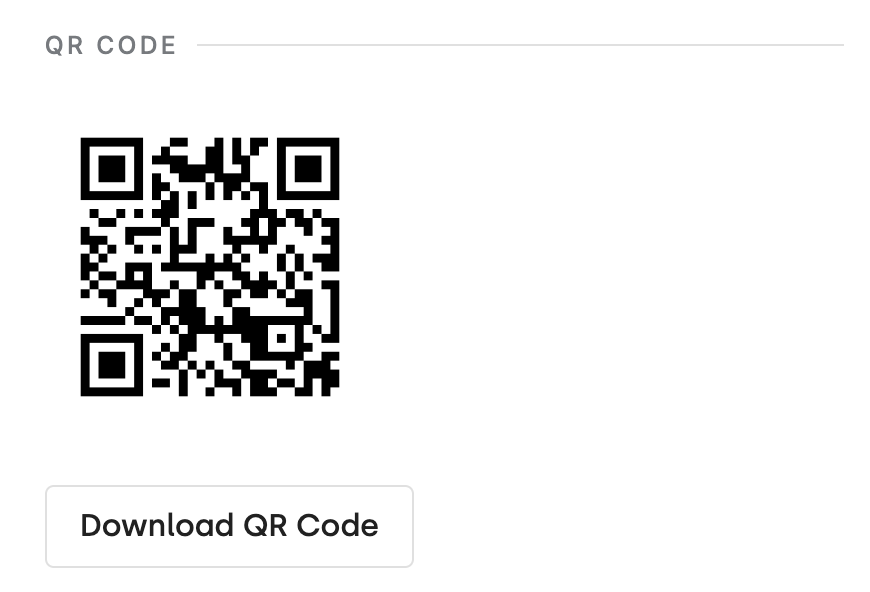 Share your giving page via QR Code, emed code, text-to-give, custom link