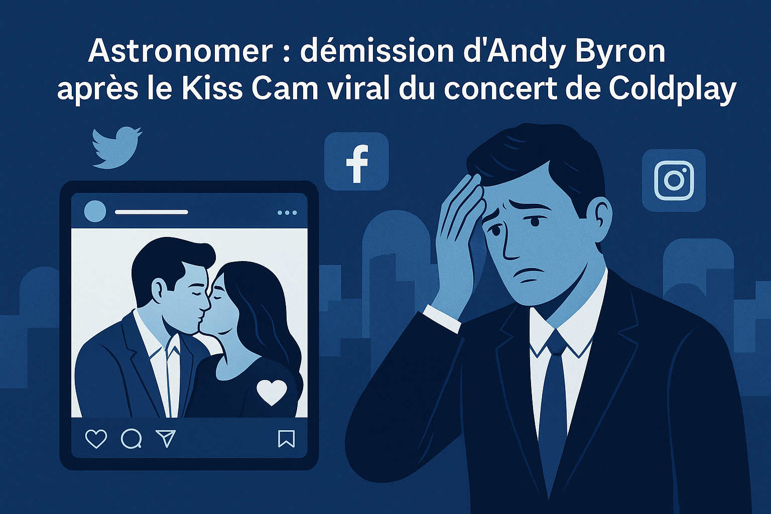 Lors d’un concert de Coldplay, le PDG d’Astronomer est filmé en pleine étreinte avec sa DRH. La vidéo devient virale. Quelques jours plus tard, il démissionne. Une crise d’image fulgurante décryptée par l’expert Laurent Vibert.
