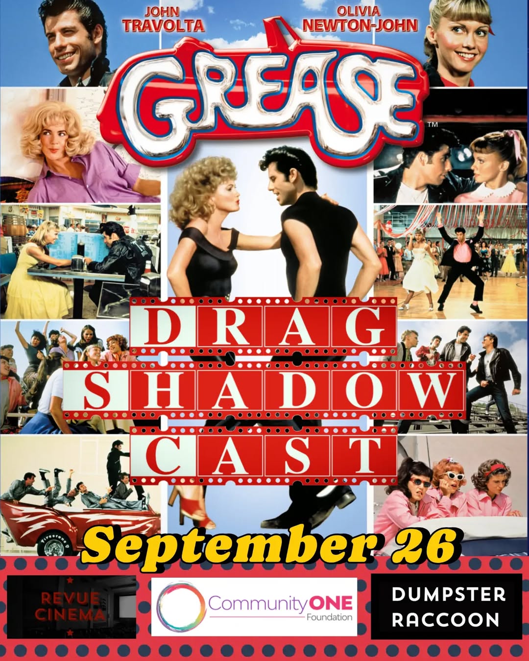 Dumpster Raccoon: GREASE SINGALONG AND SHADOWCAST!