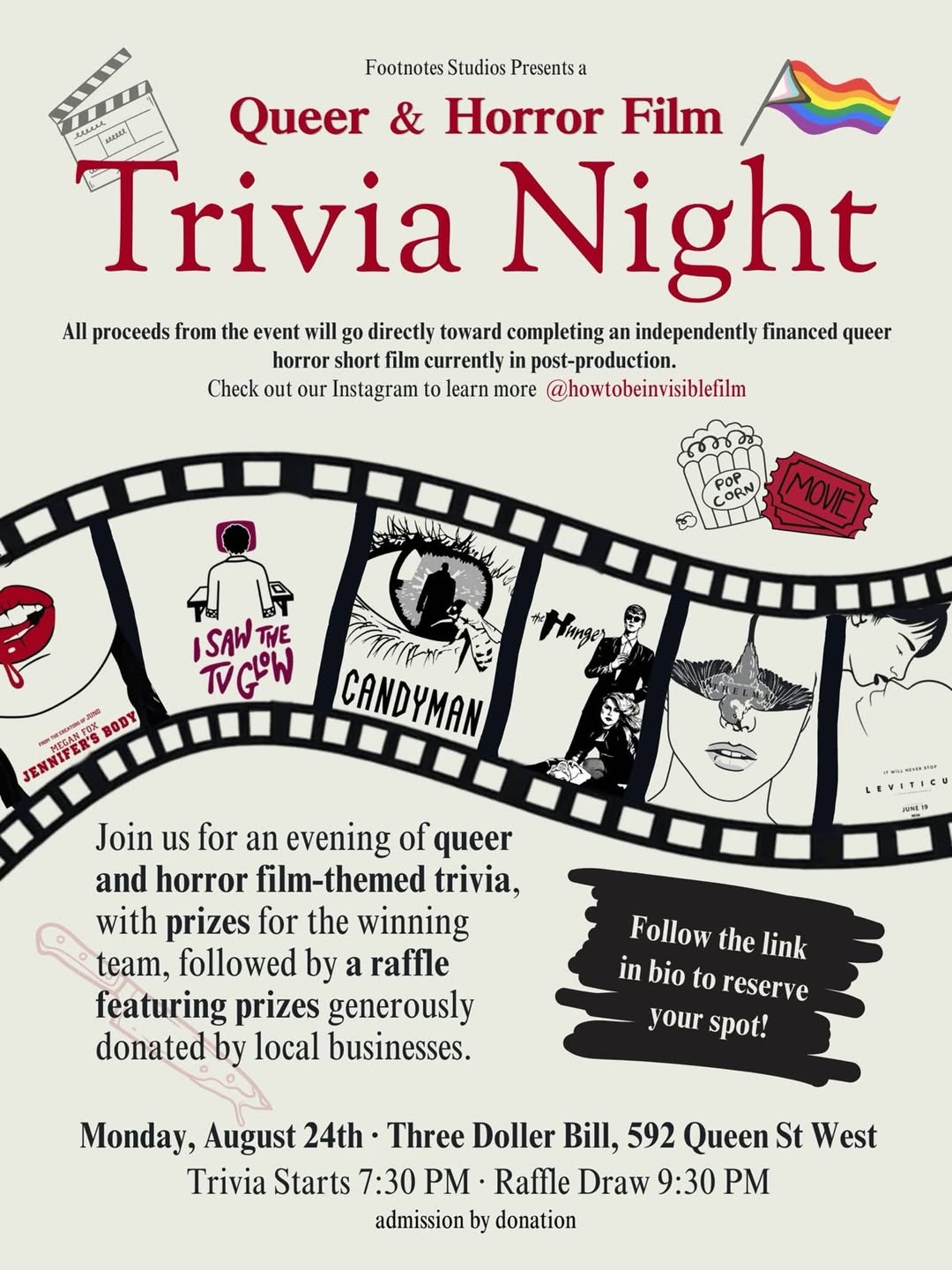 Queer & Horror Film Trivia Night