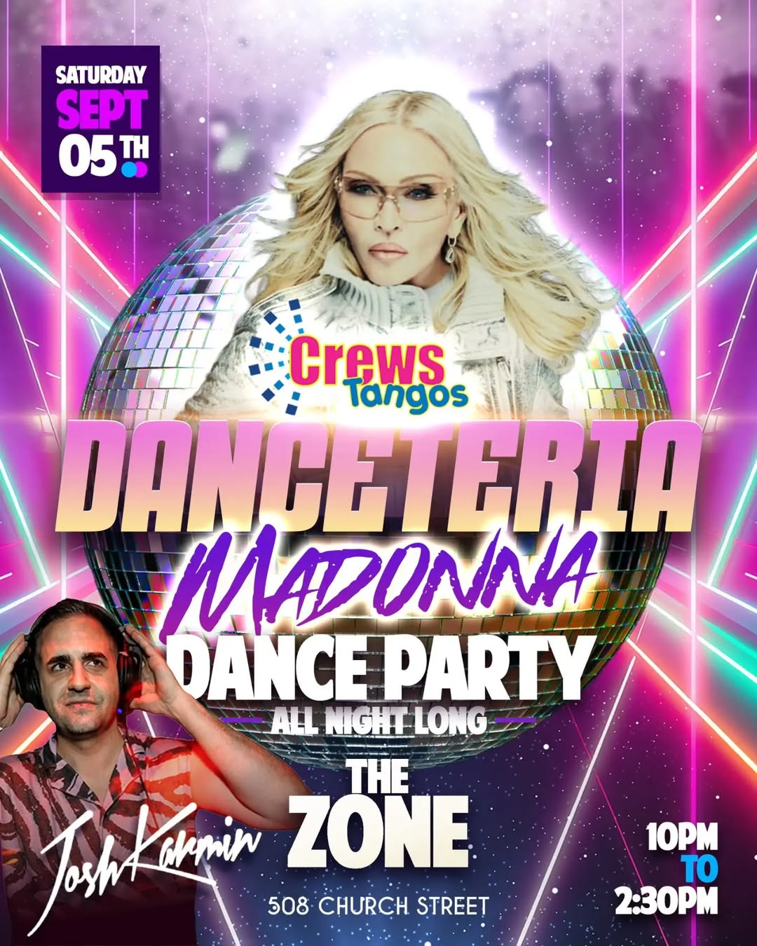DANCETERIA : Madonna Dance Party @ The ZONE