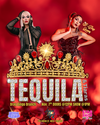 Tequila & Tiaras: Bingo & Drag Brunch @ Agave Azul!
