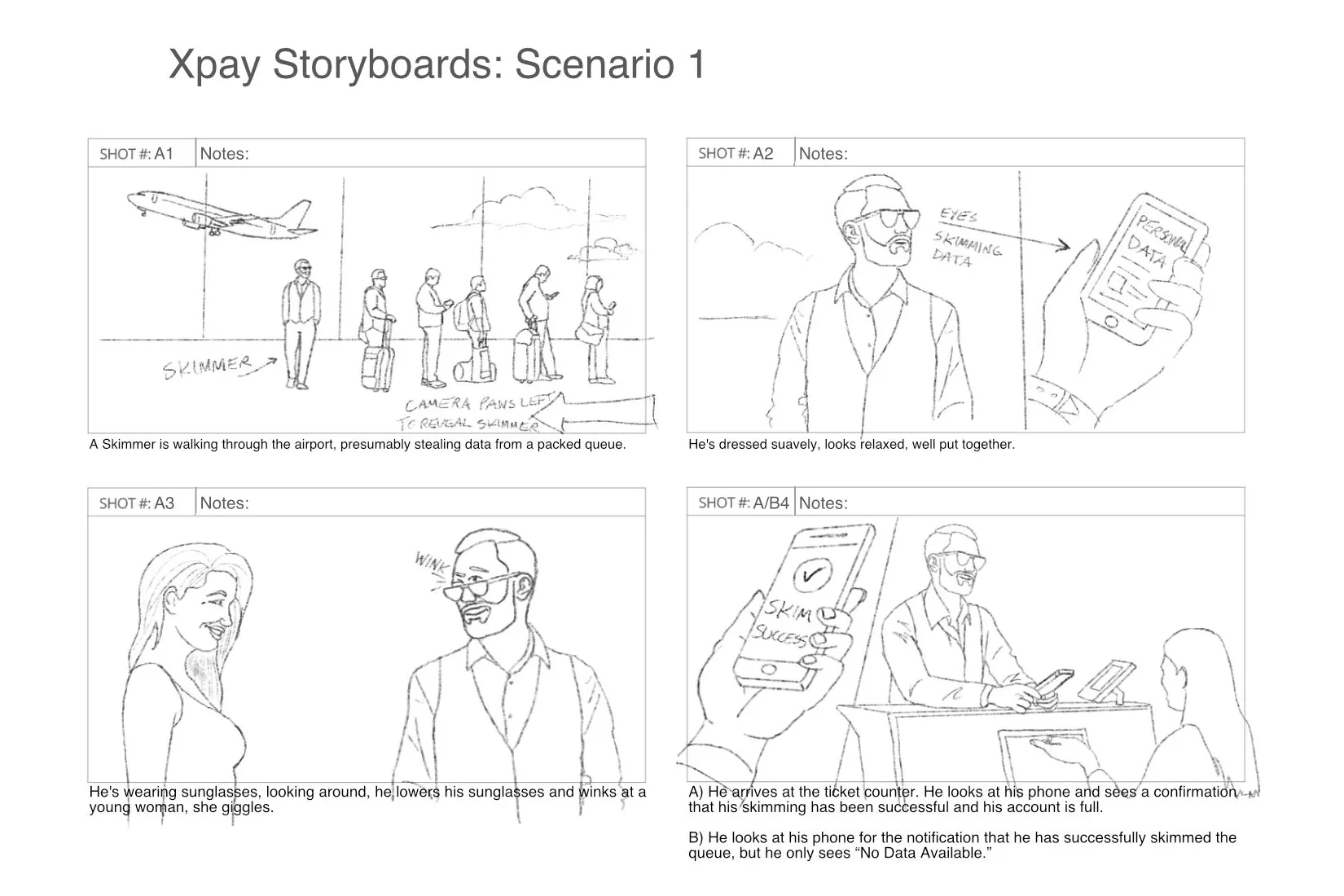 Xpay storyboard.