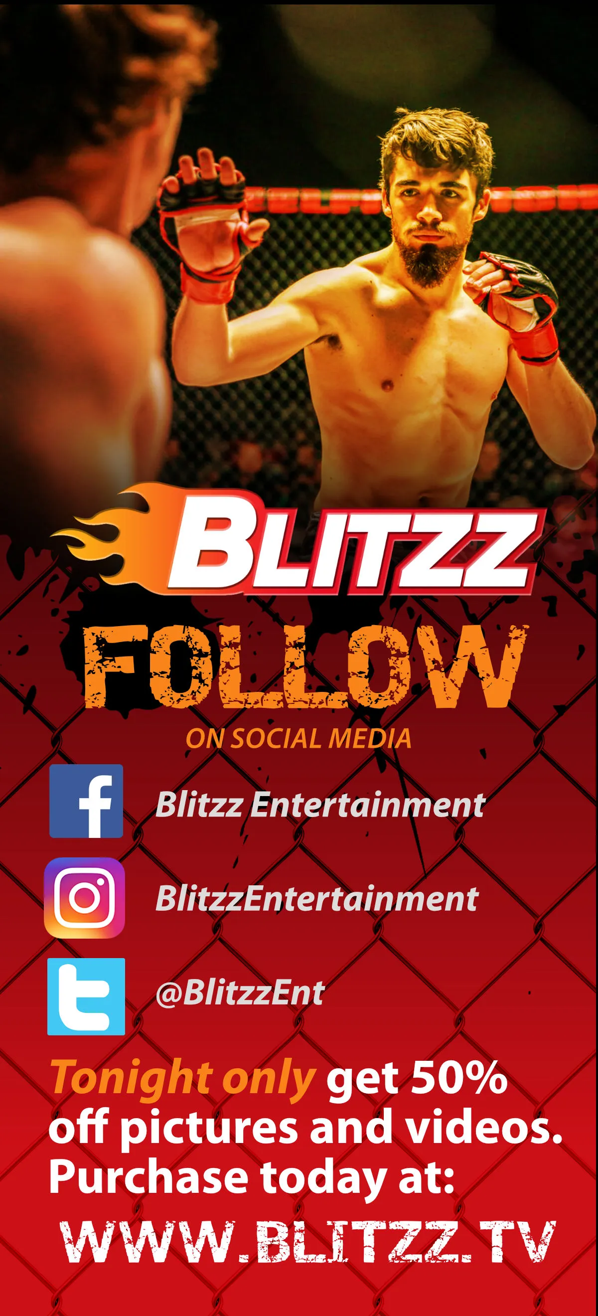 Blitzz flyer design