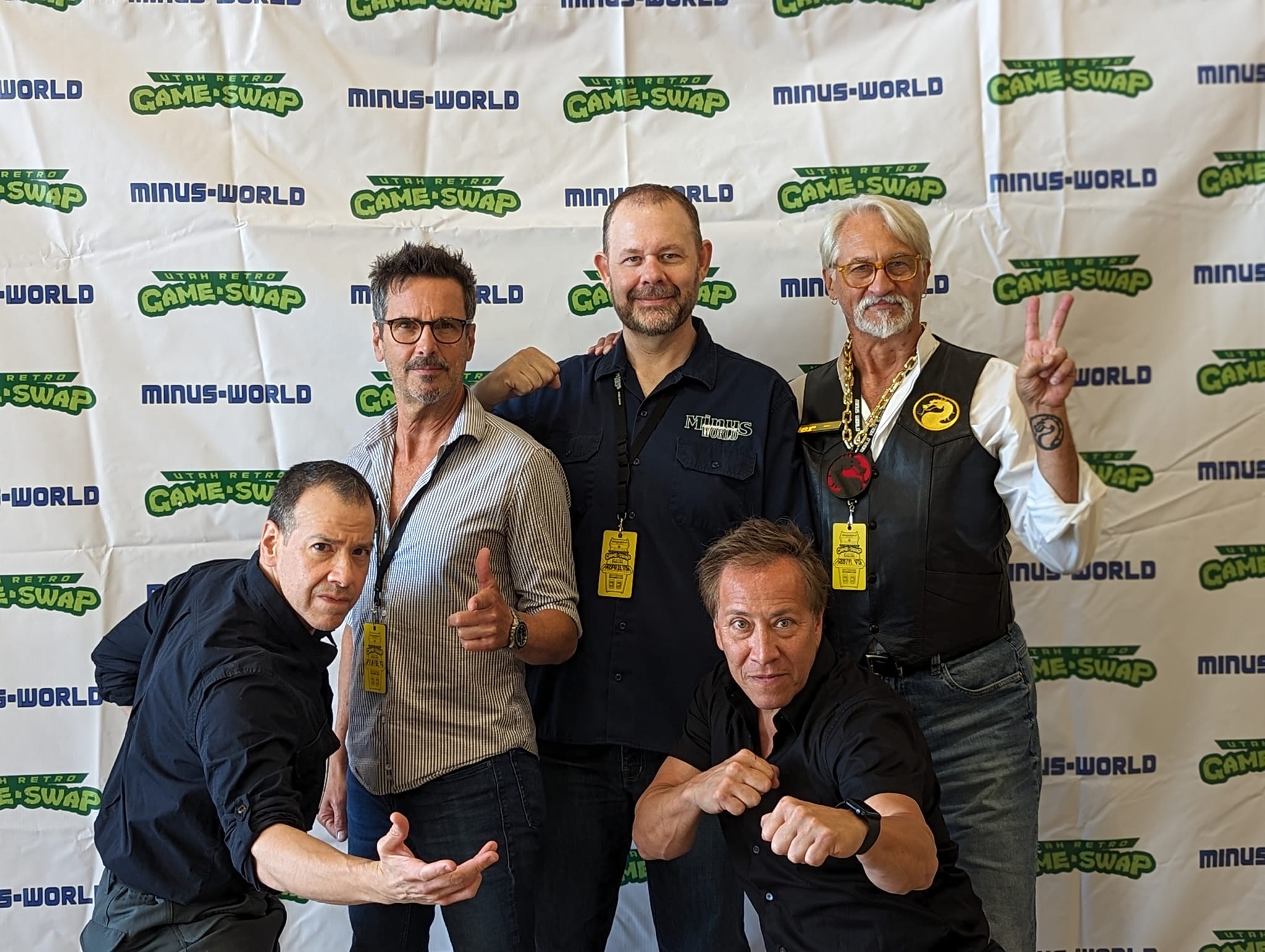 Tracy and Mortal Kombat crew