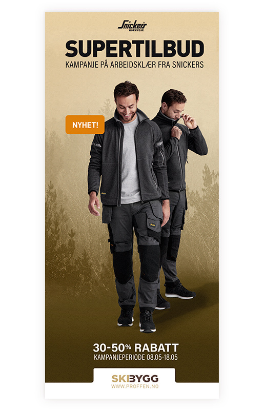 Flyere designet av Sanzero Designbyrå