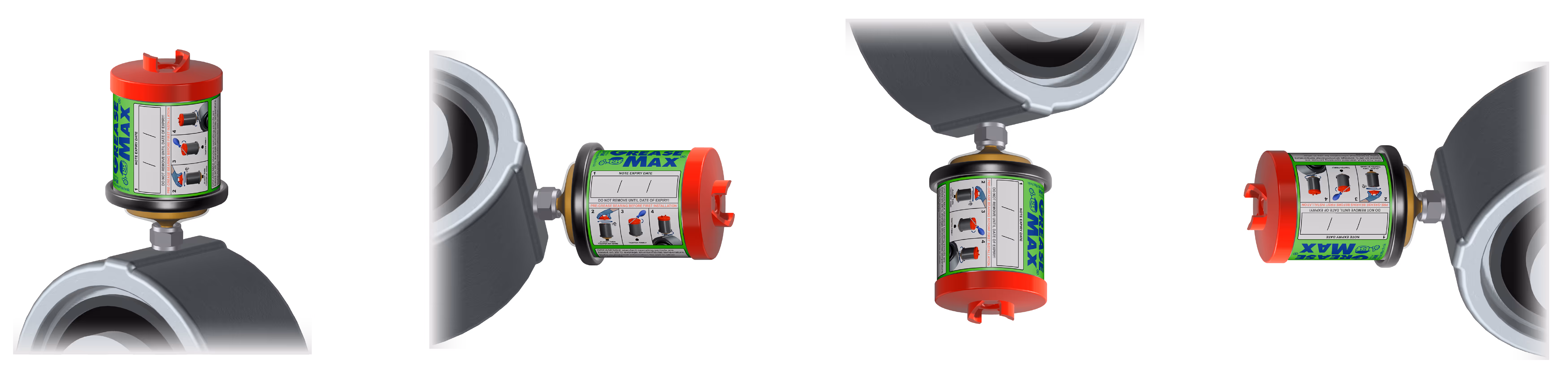 Montage Schmierstoffgeber