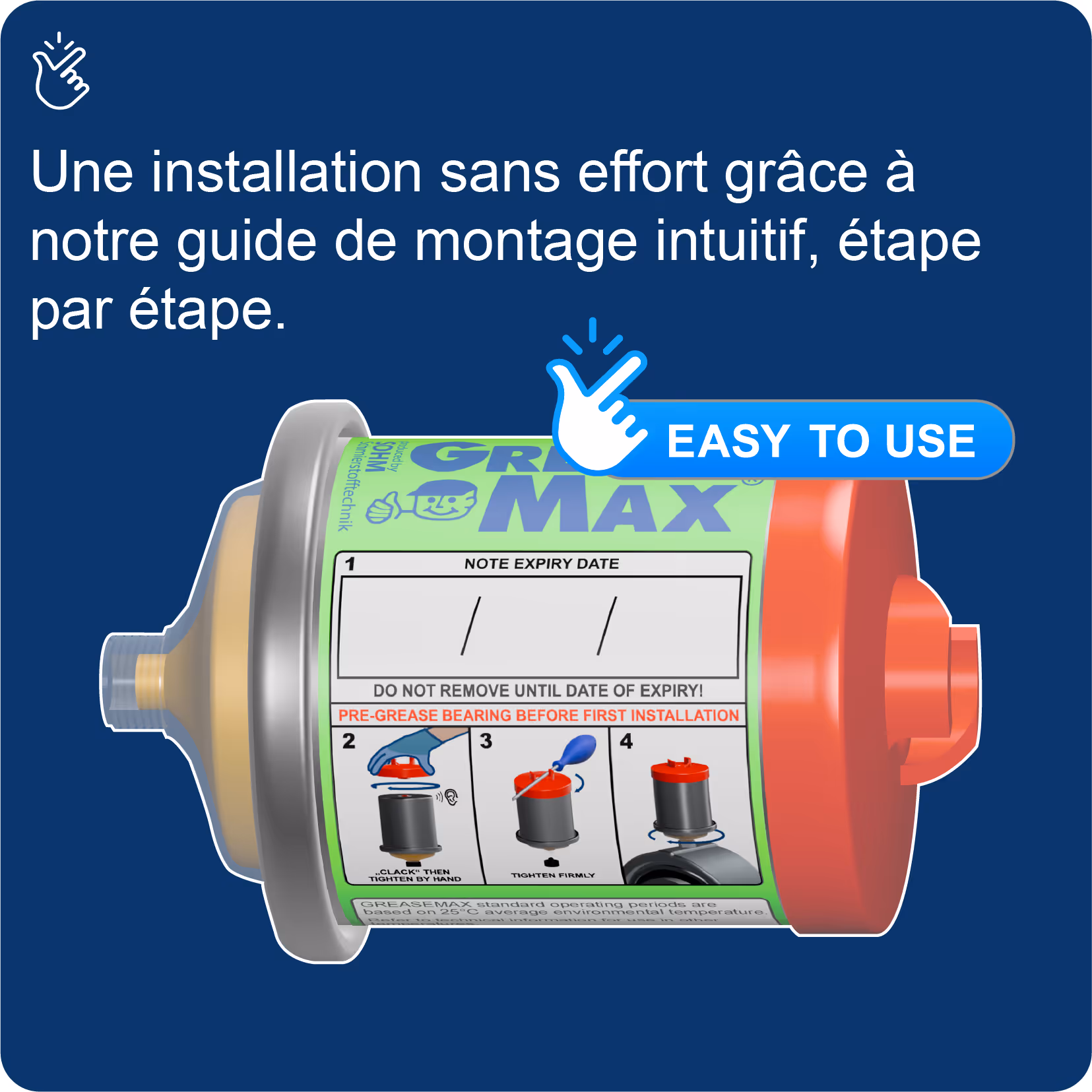 Schmierstoffgeber von GREASEMAX versprechen einfachste Montage