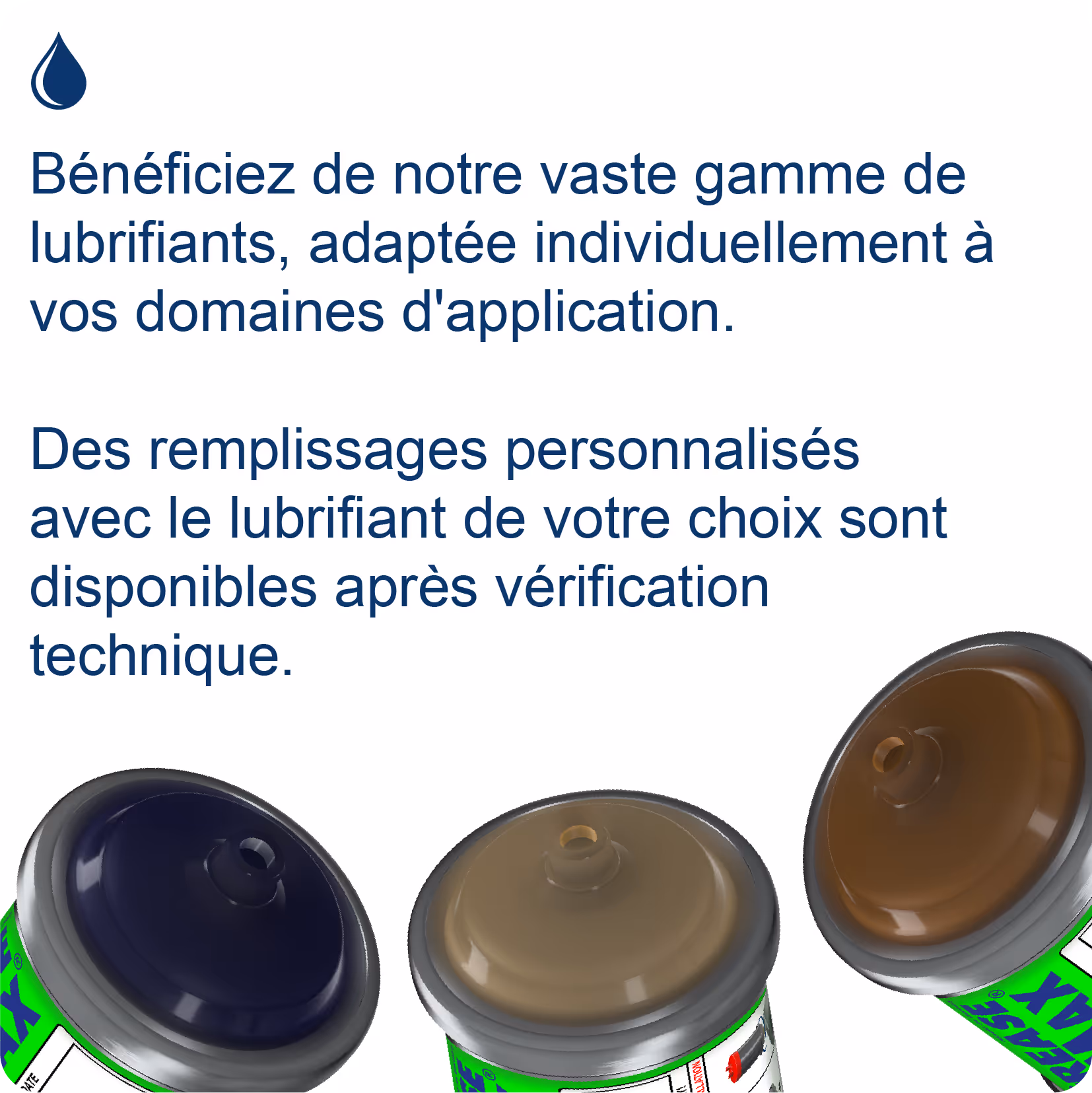 umfangreiches Schmierstoffsortiment und Sonderabfüllungen