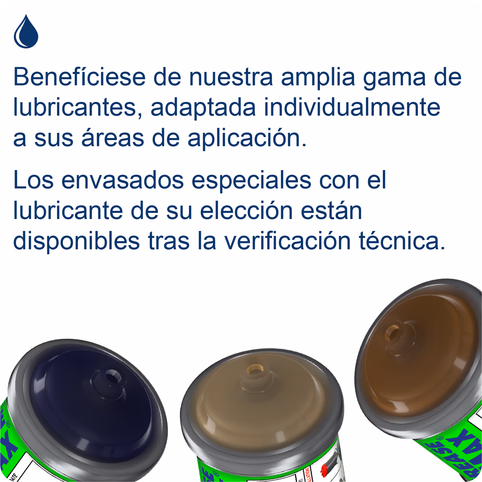 umfangreiches Schmierstoffsortiment und Sonderabfüllungen