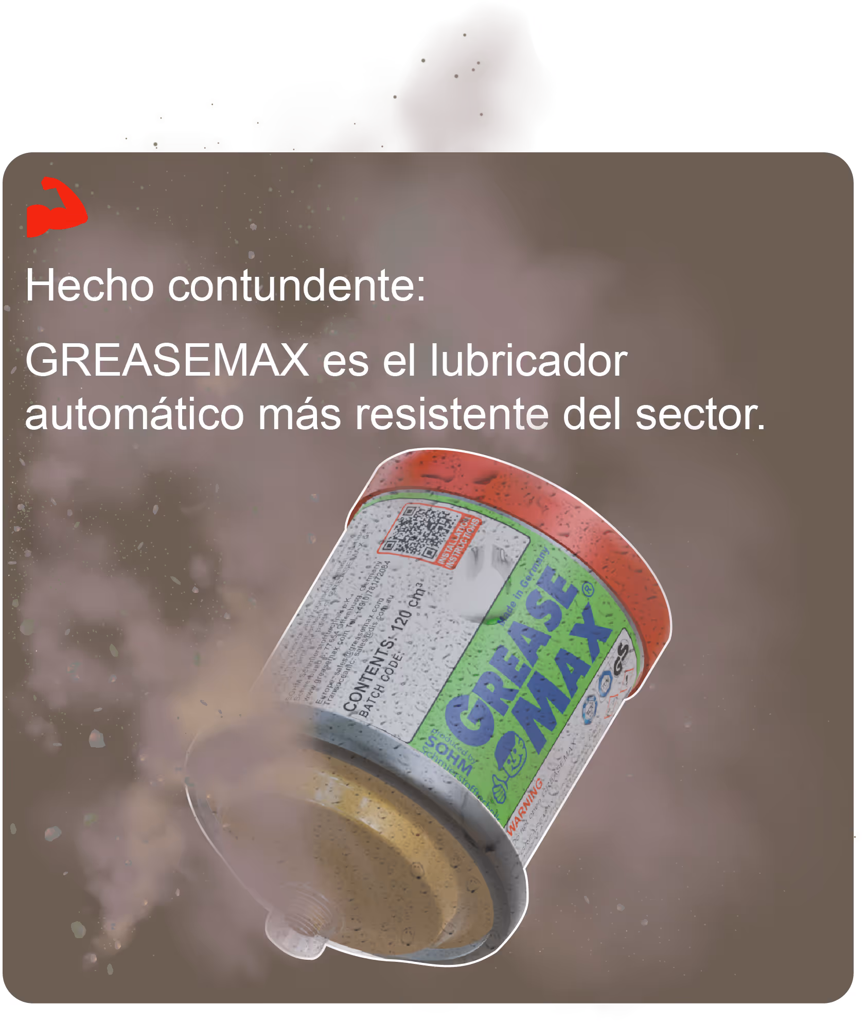 GREASEMAX ist der robusteste automatischer Schmierstoffgeber