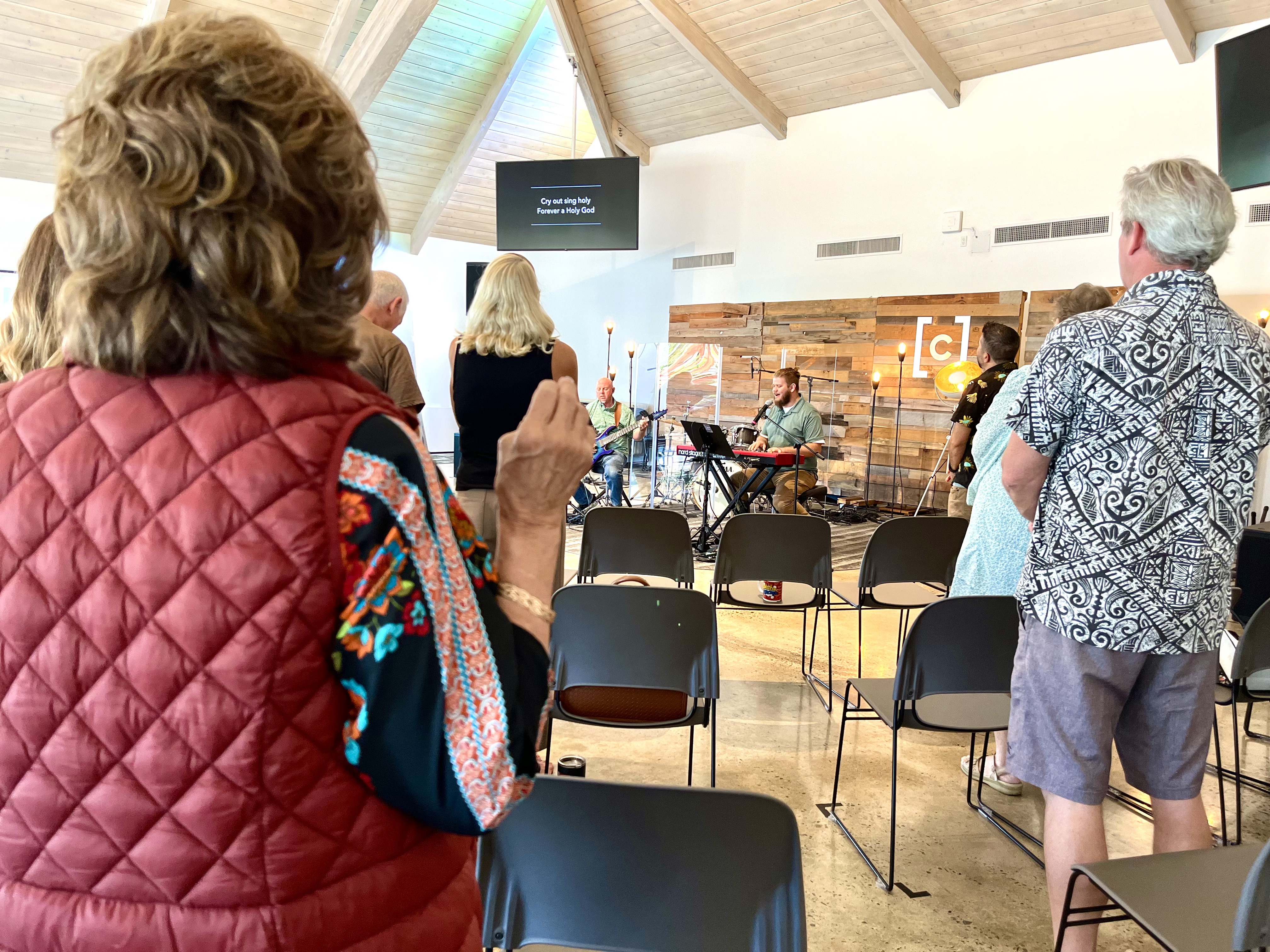 Photo of Communion church sanctuary.