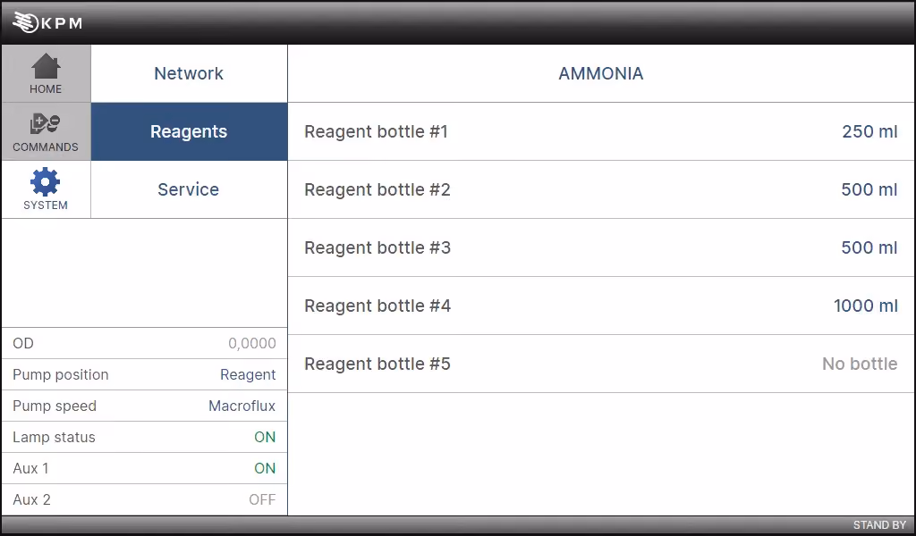 Reagent Configuration