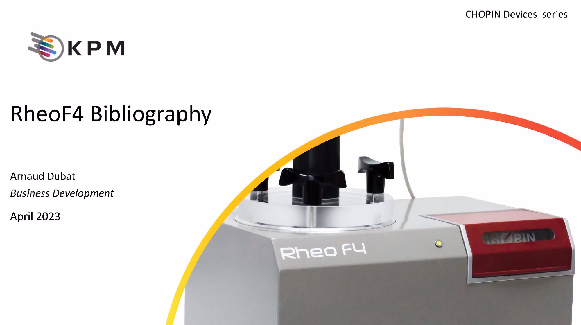 Rheo F4 References