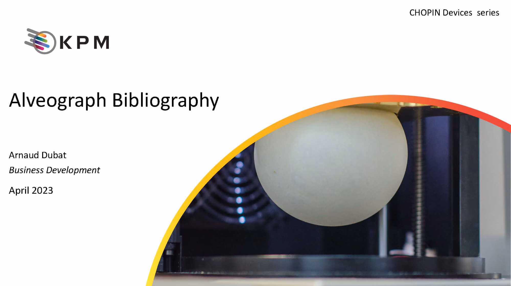 Alveograph References