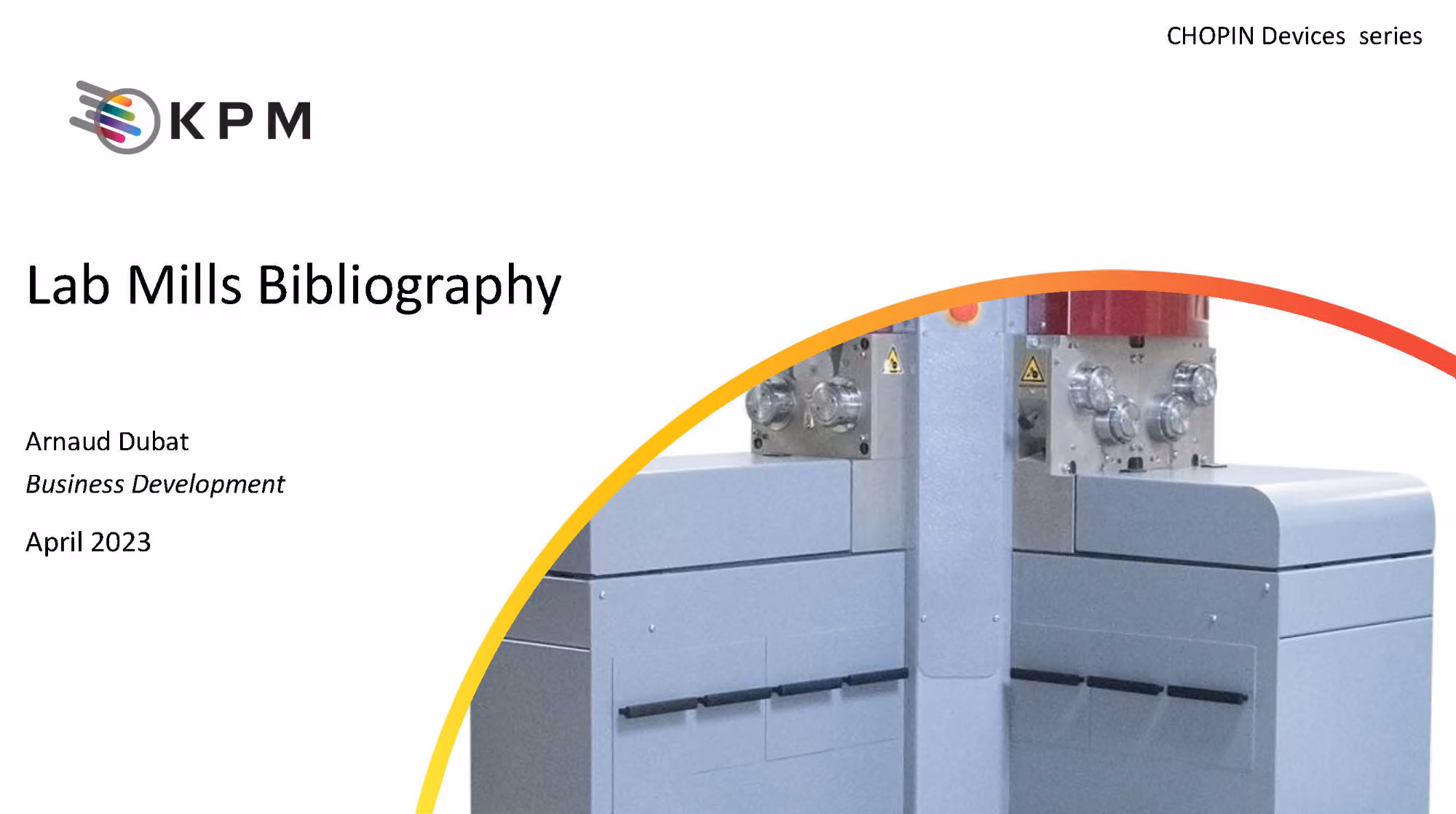 Lab Mills References