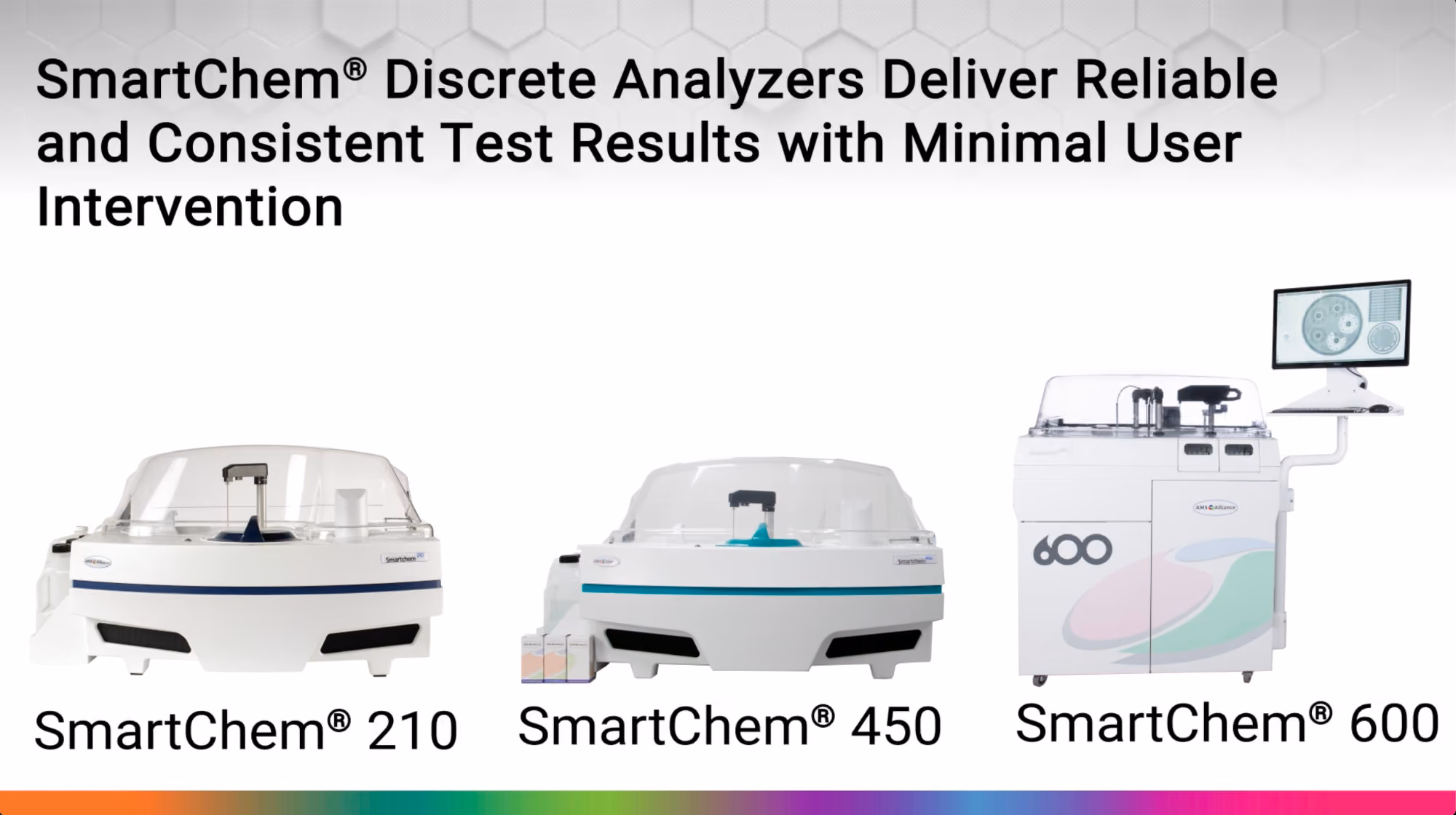 Présentation de la série AMS Alliance SmartChem® de KPM Analytics. SmartChem® 210, SmartChem® 450, SmartChem® 600.