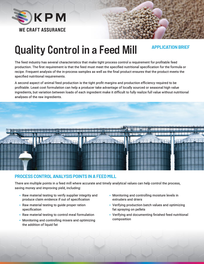 Industry Series — Qualitätskontrolle in einer Futtermühle