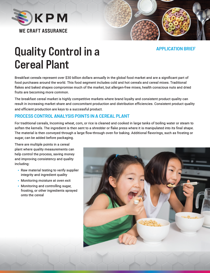 Industry Series - Quality Control In A Cereal Plant