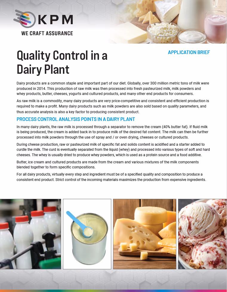 Industry Series - Quality Control In A Dairy Plant