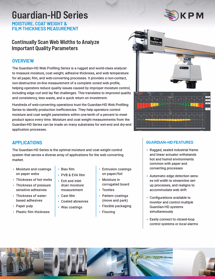 Process Sensors Corporation Guardian-HD Web Profiling System brochure.