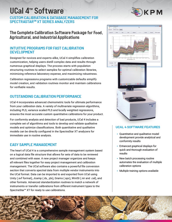 UCal4™ Software Data Sheet