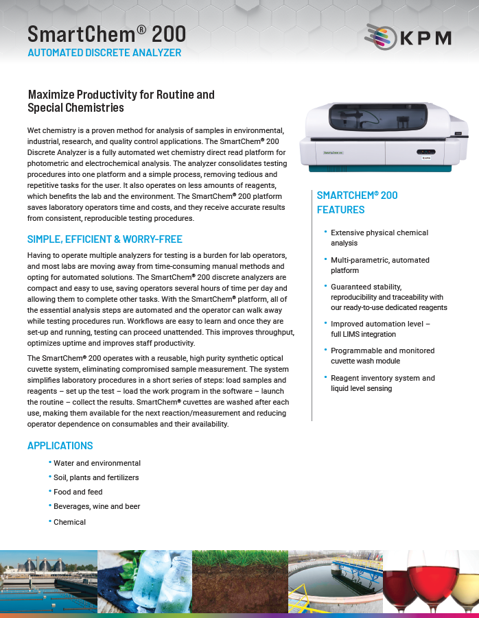 SmartChem® 200 Data Sheet