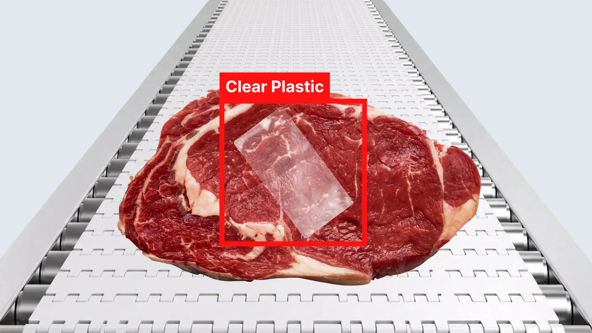 Detecting Clear Plastic in Food Production