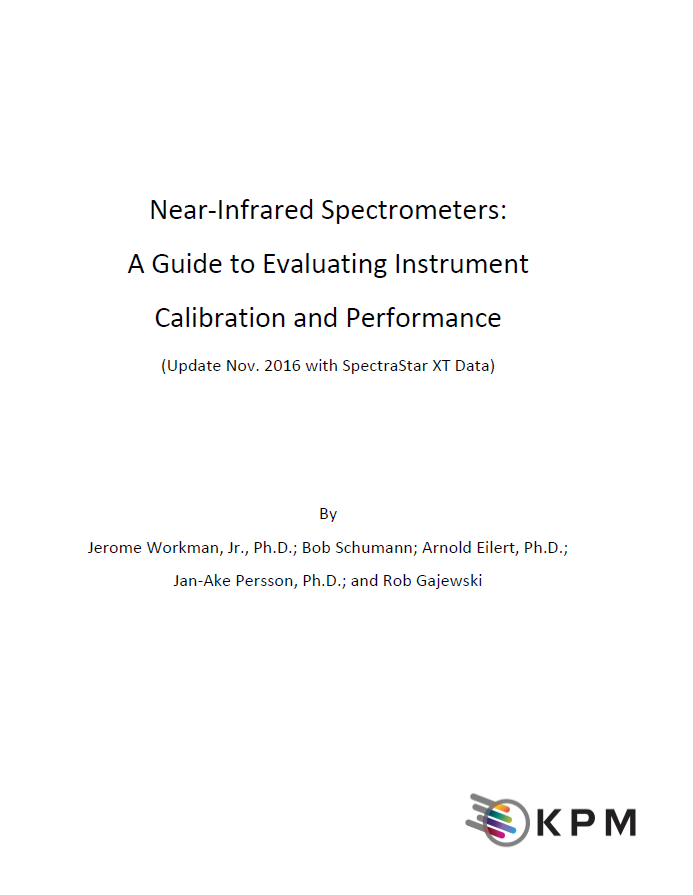 NIR Spectrometers: A Guide to Evaluating Instrument Calibration and Performance