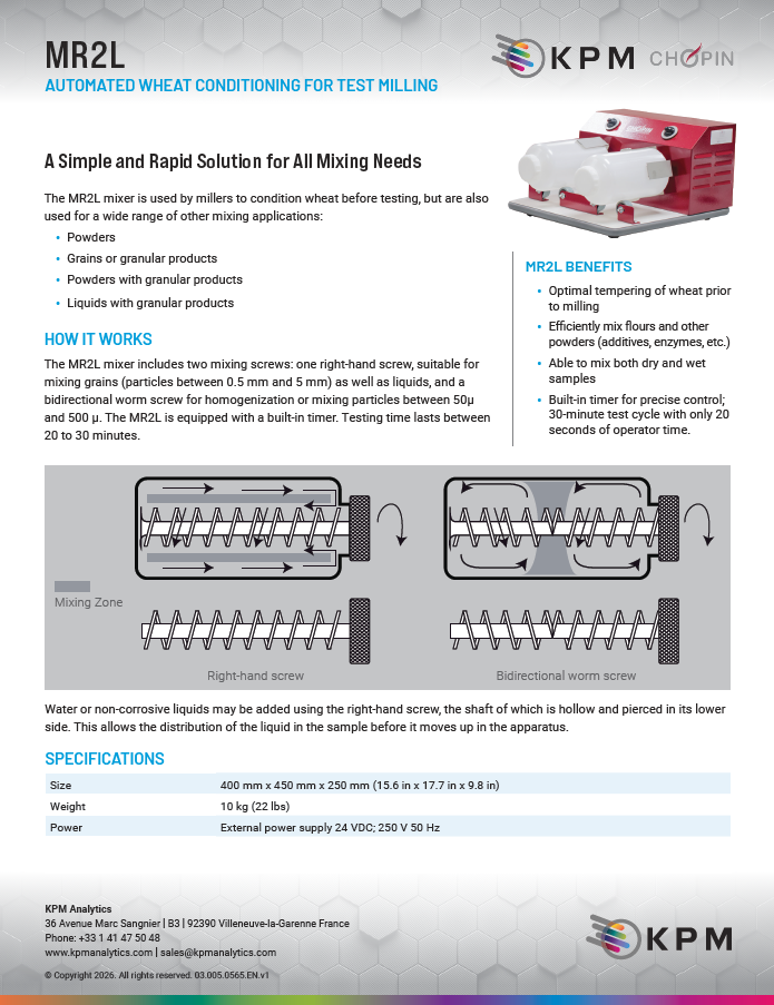 MR2L Automatischer Weizenkonditionierungsmischer