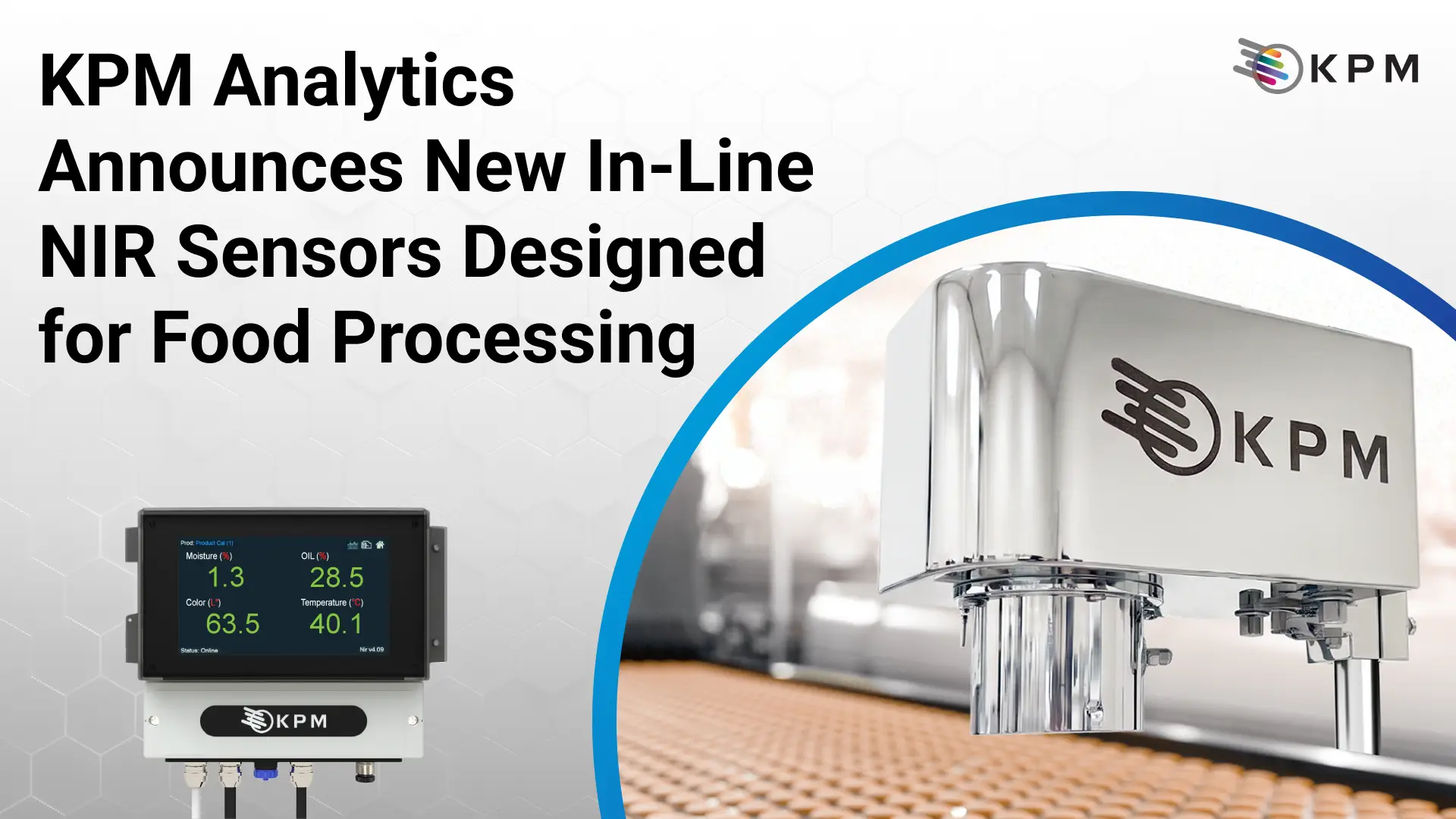 KPM Analytics Announces In-Line NIR Sensors Specifically Designed for Food Processing