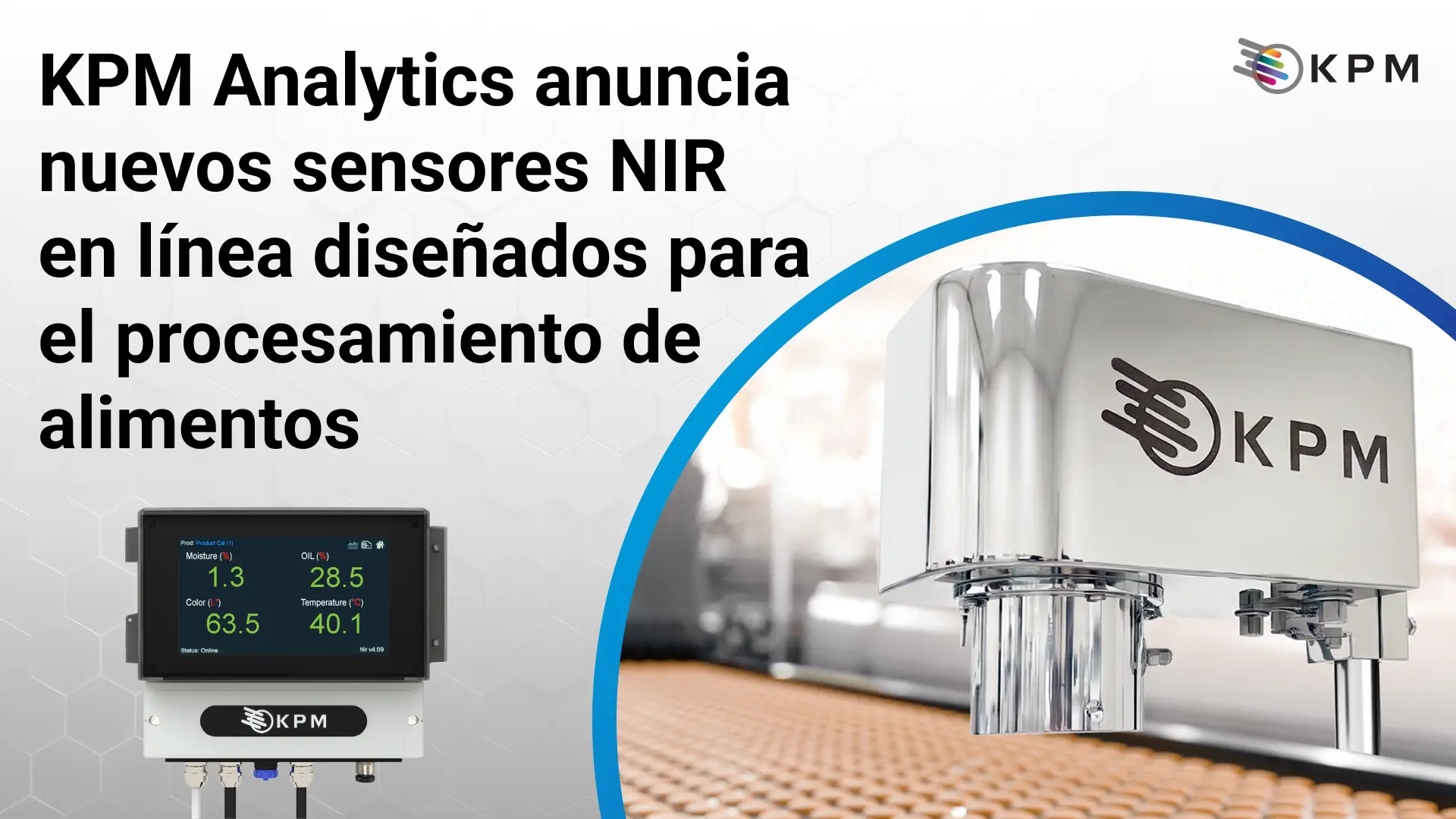 KPM Analytics anuncia sensores NIR en línea diseñados específicamente para el procesamiento de alimentos 