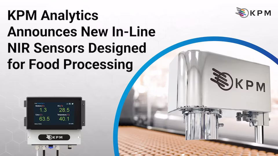 KPM Analytics Announces In-Line NIR Sensors Specifically Designed for Food Processing