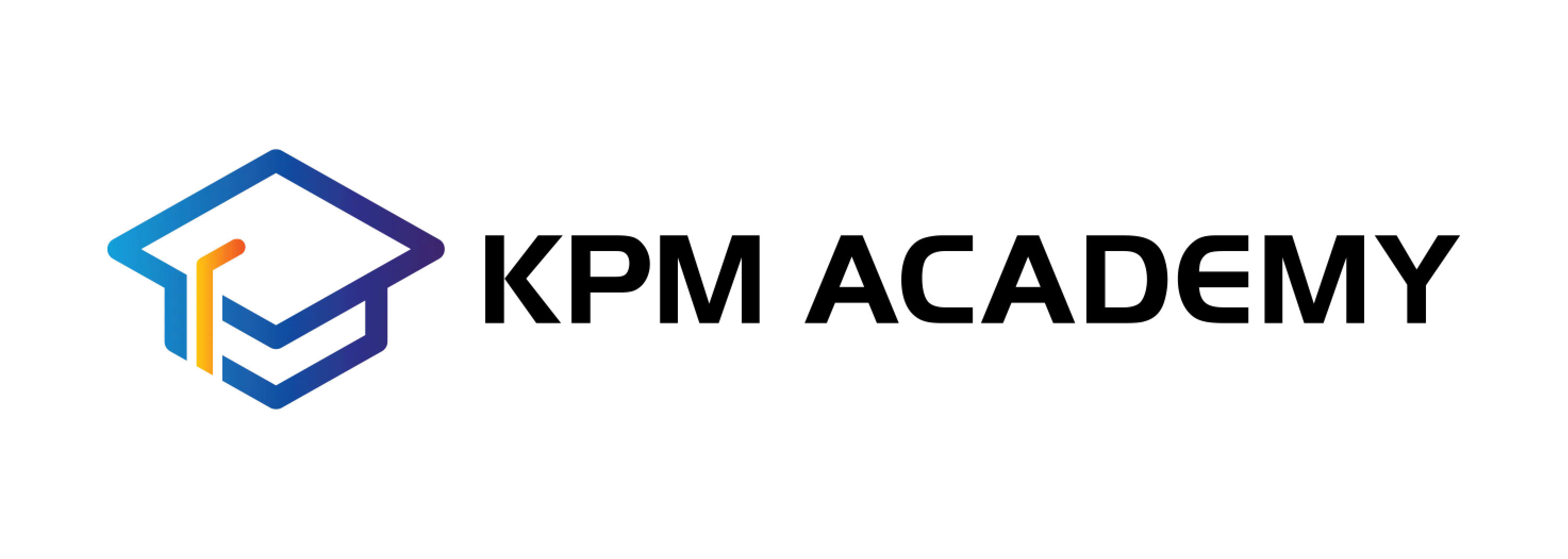 A Logo for KPM Academy showing a graduation hat.