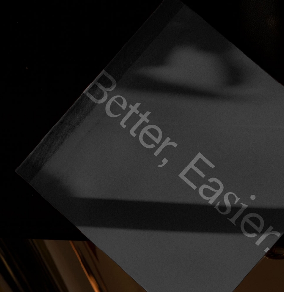 A photo mockup of 'Better, Easier' a downloadable PDF guide by Nick Timms 