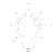 Idea icon simplified solutions