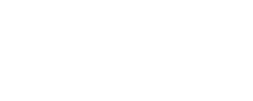 Simplified Solutions logo valkoinen