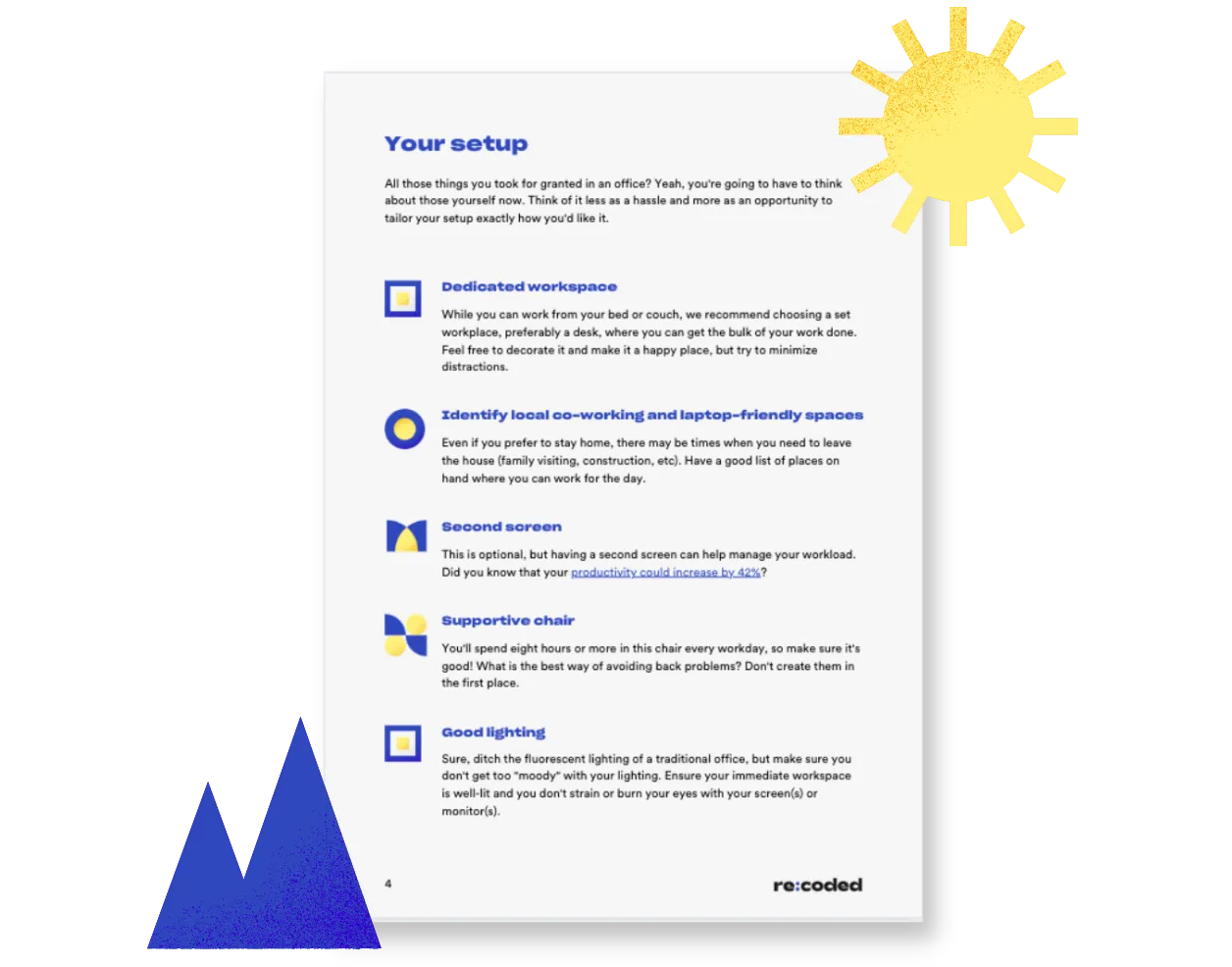 Preview of what you'll get in the remote checklist