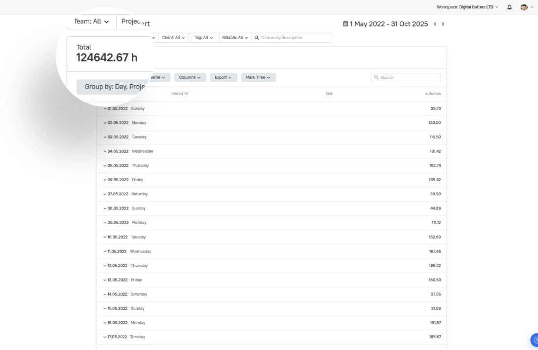 A digital workspace displaying organized sections for project estimations, including meeting preparations, user flows, and specifications.