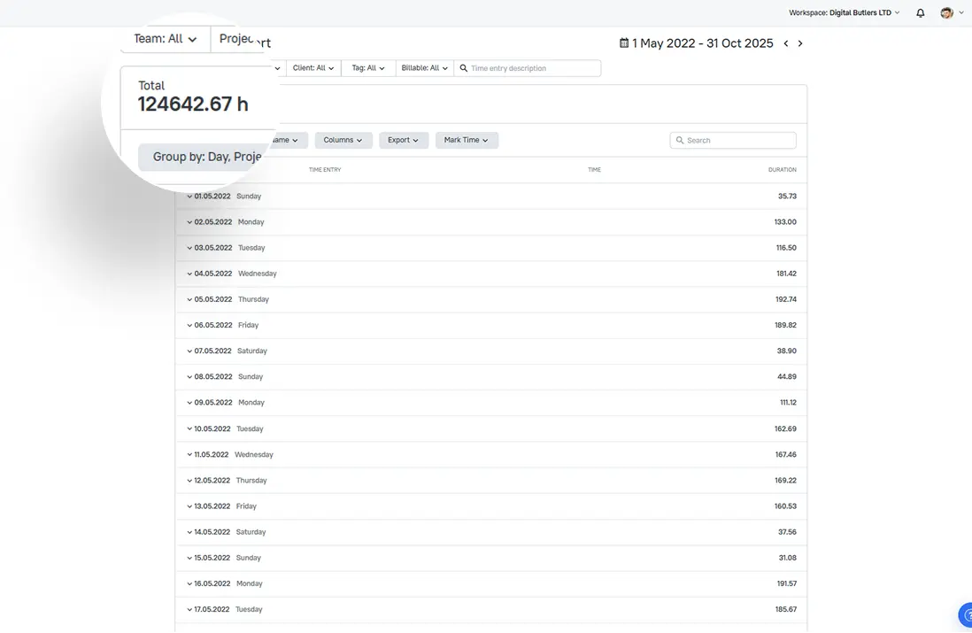 A digital workspace displaying organized sections for project estimations, including meeting preparations, user flows, and specifications.