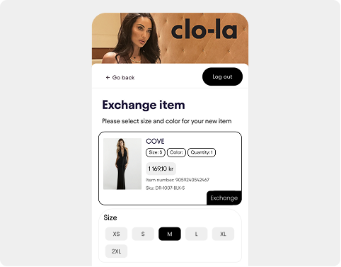 Exchanged phone screens